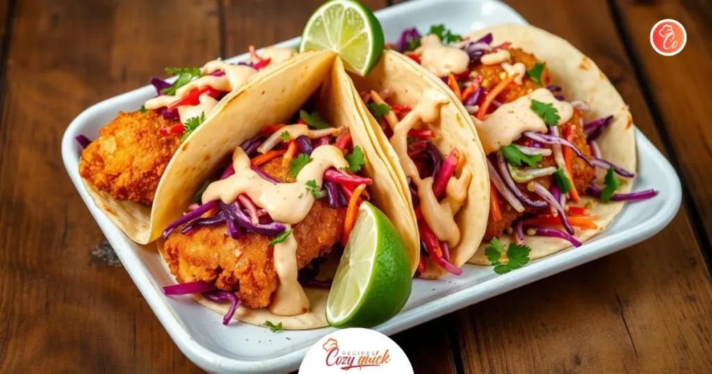 Discover the Fish Tacos with Creamy and zesty chipotle mayo. Learn how to make this Baja-inspired delight at home!