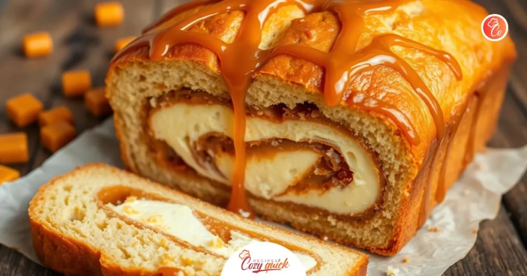 caramel cream cheese bread