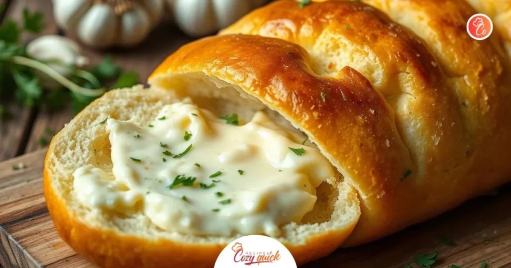 korean cream cheese garlic bread