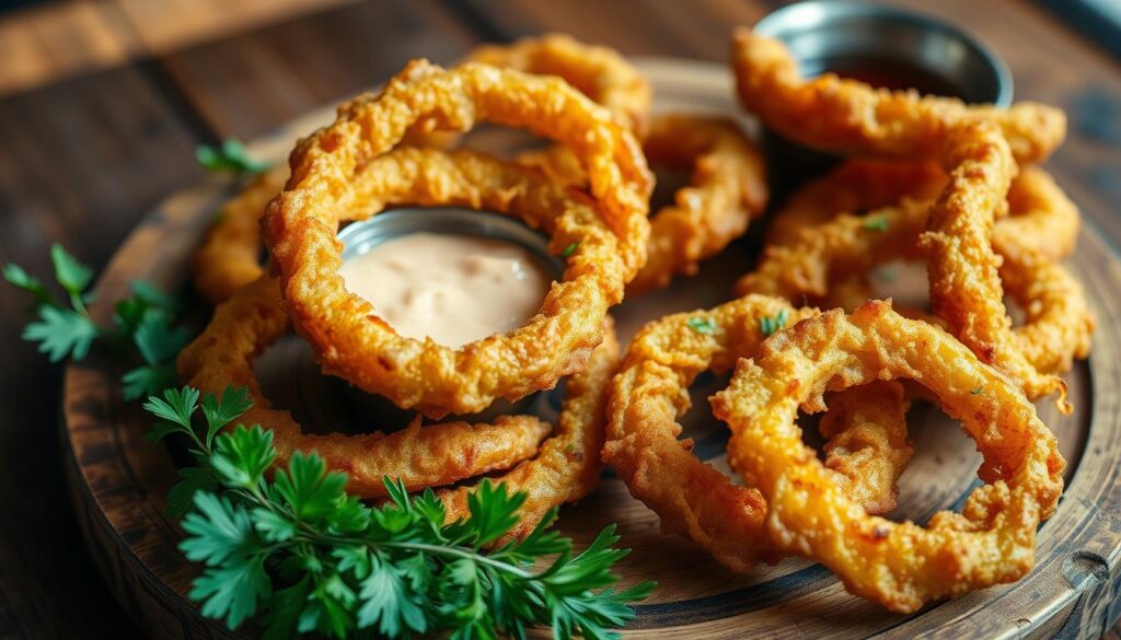 baked onion circles