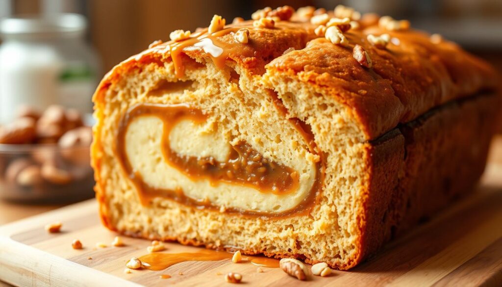 caramel cream cheese bread