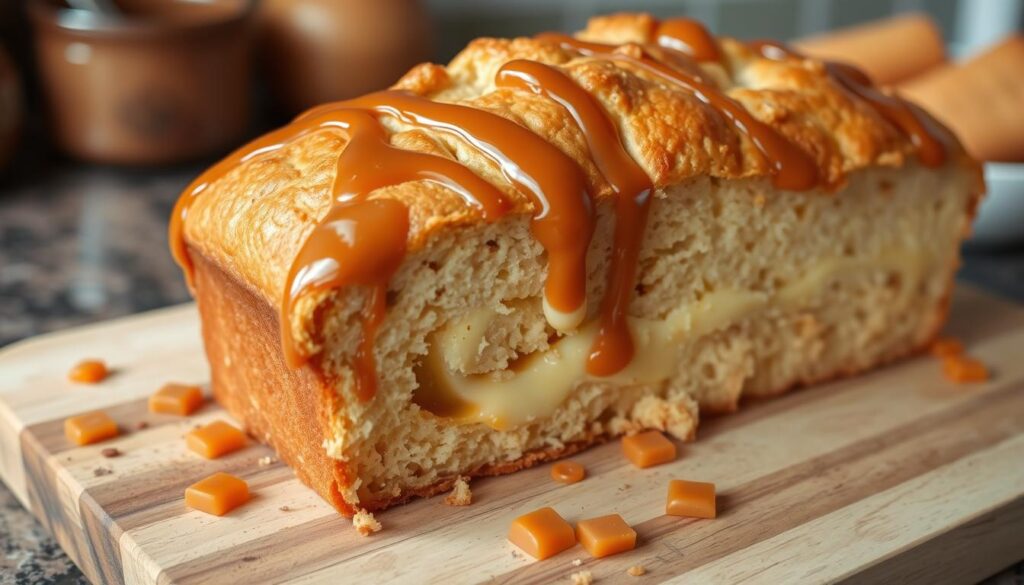 caramel cream cheese bread