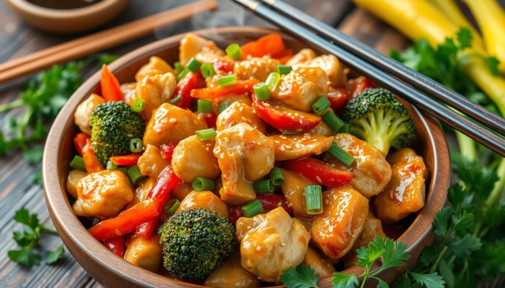 healthy chicken stir fry