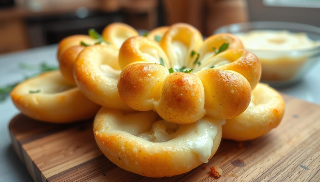 korean cream cheese garlic bread